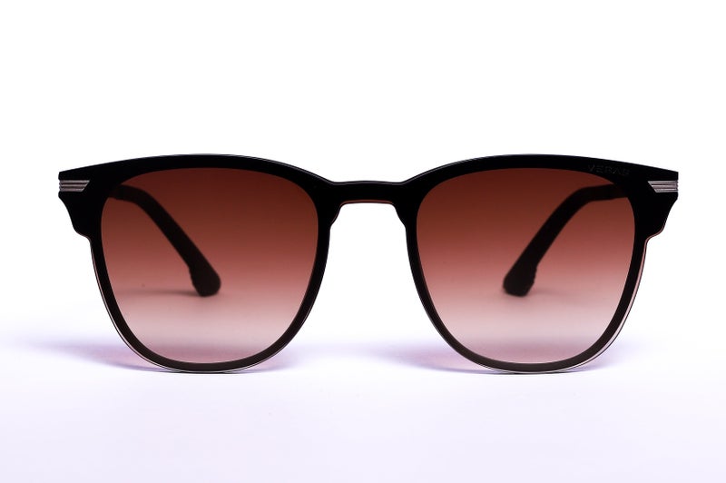 VEGAS Full Rim Square Men Saddle Brown  Sunglasses V2044 C2 - Image 2